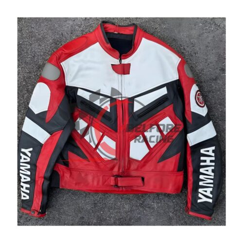 YAMAHA MotoGP Racing Jacket Cowhide Leather Jacket For Men and Women